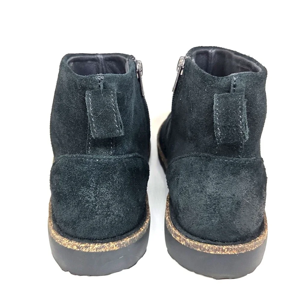 Birkenstock Ankle Zip Black  Boots Womens Size 39 US 8